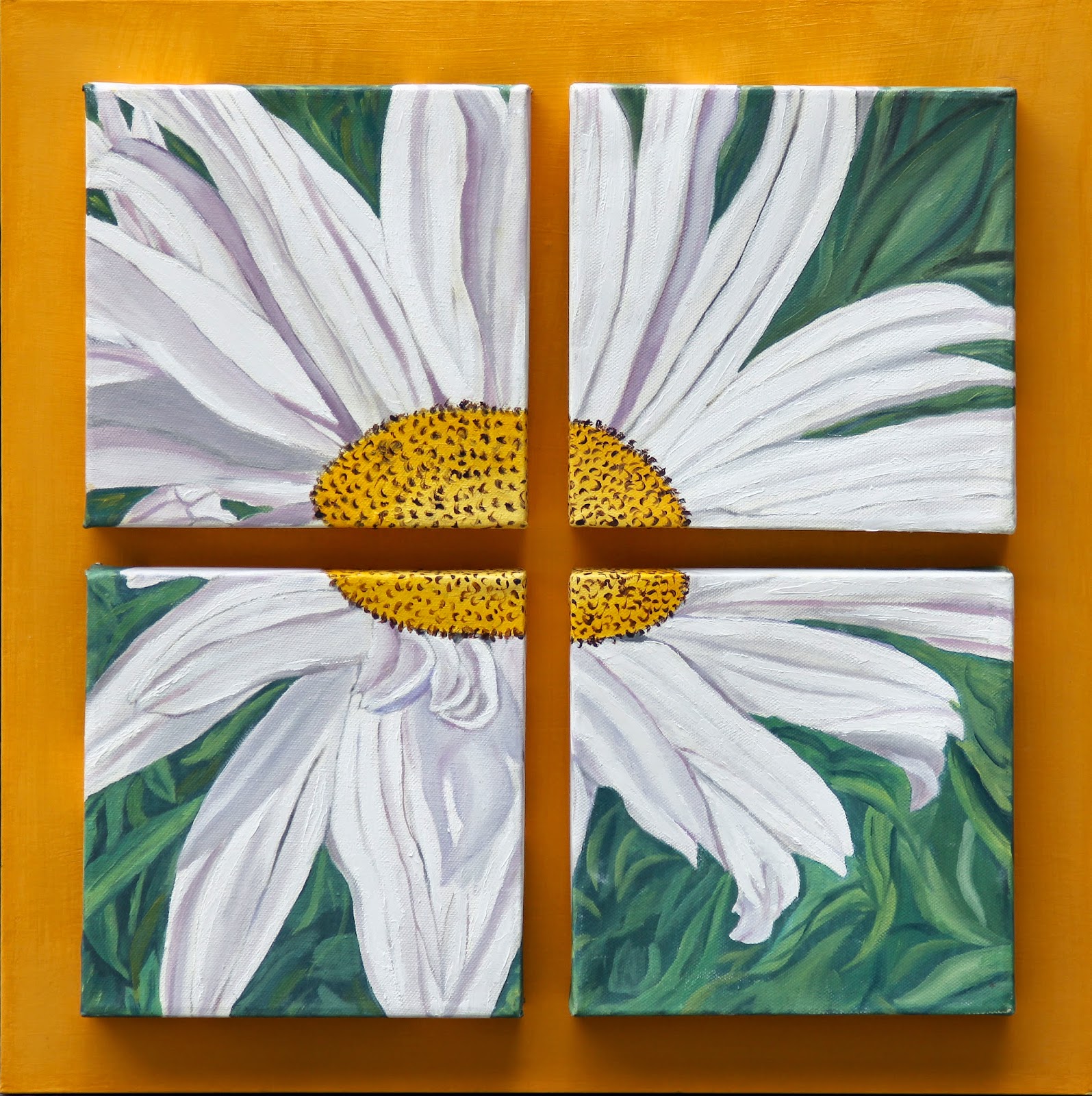 Margarita de la Luli · 40 × 40 cm · Óleo sobre lienzo