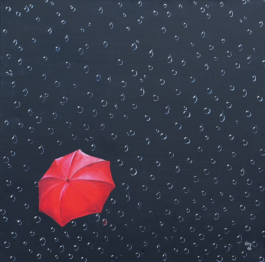 Drop · 50 × 50 cm · Óleo sobre lienzo
