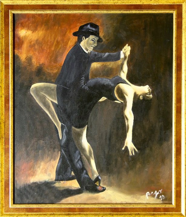 Tango · 50 × 60 cm · Óleo sobre lienzo